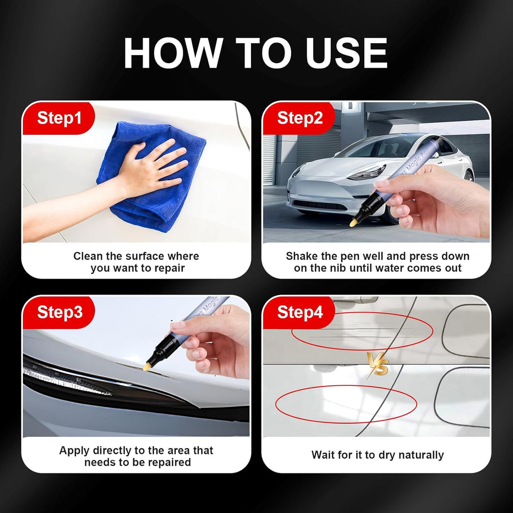 🖊️Magic Car Scratch Removal Pen, Car Paint Scratches Quick Repair for All Car Colors