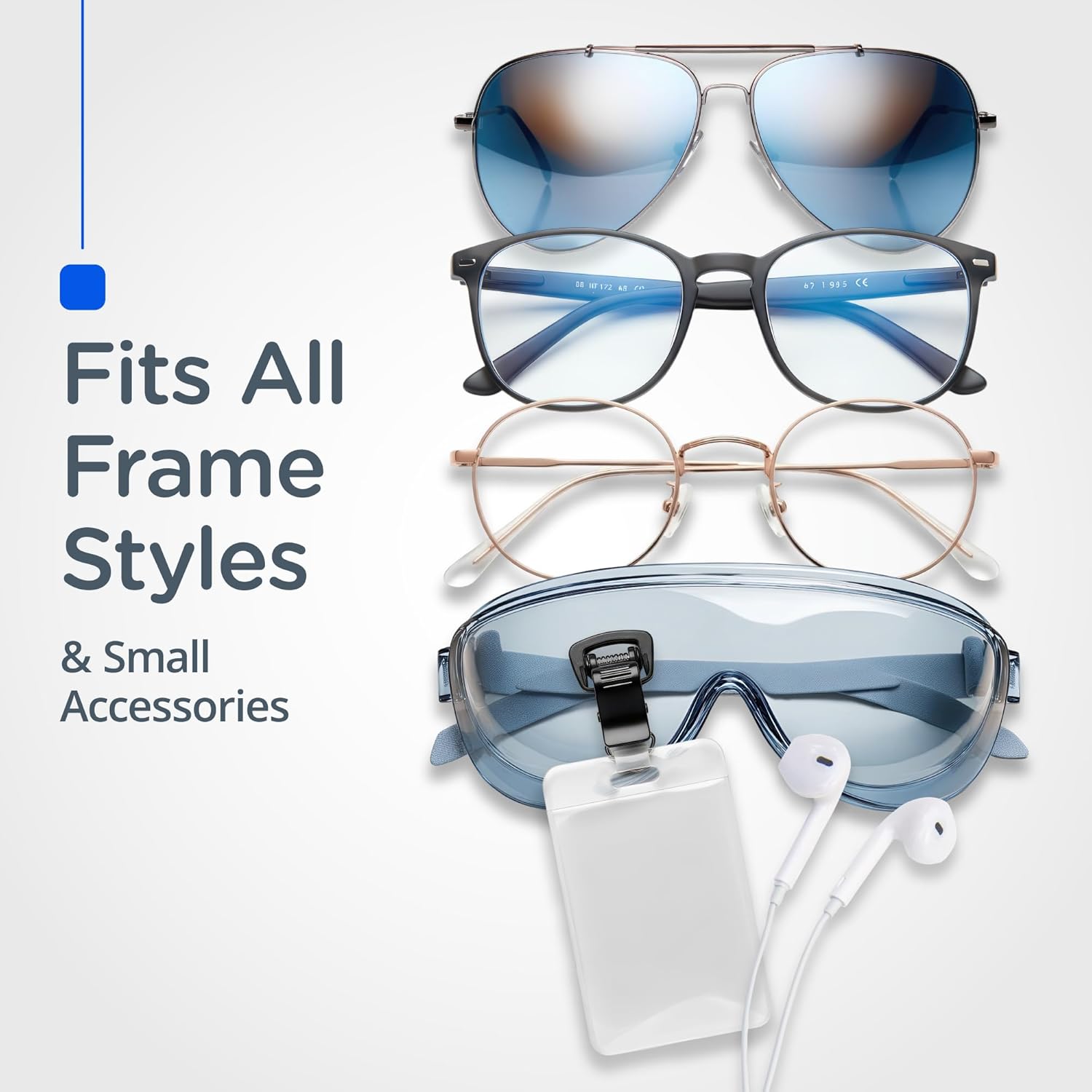 Fashionable Magnetic Eyeglass Holders (2 Pack)