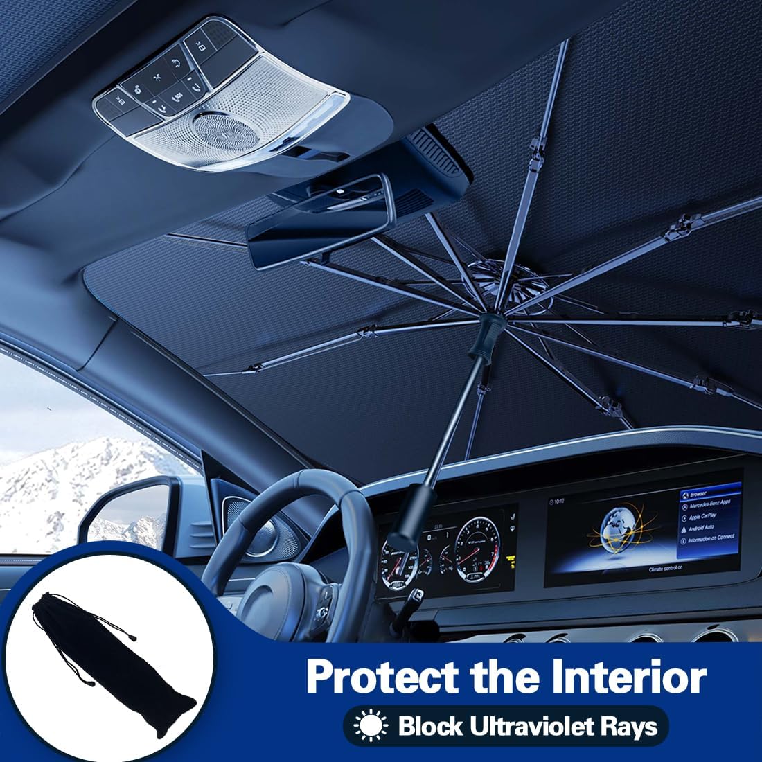 Windshield Sun Shade Umbrella`