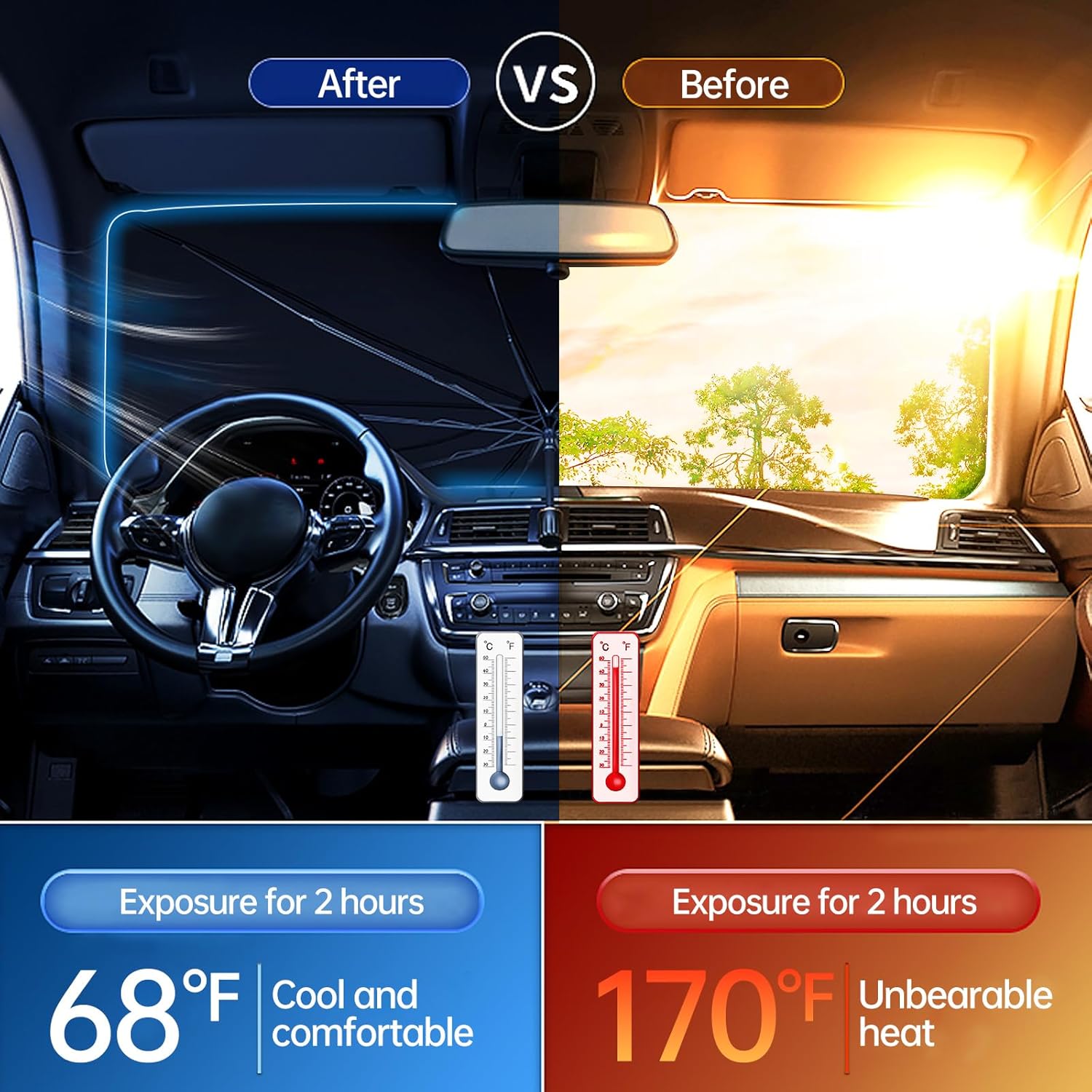 Windshield Sun Shade Umbrella`