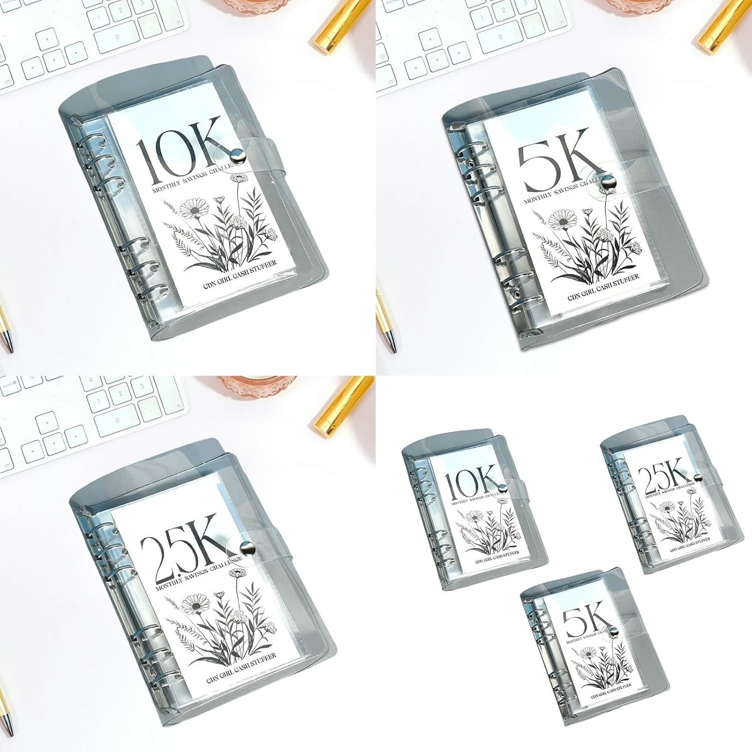 A6 12-Month Money Saving Binder