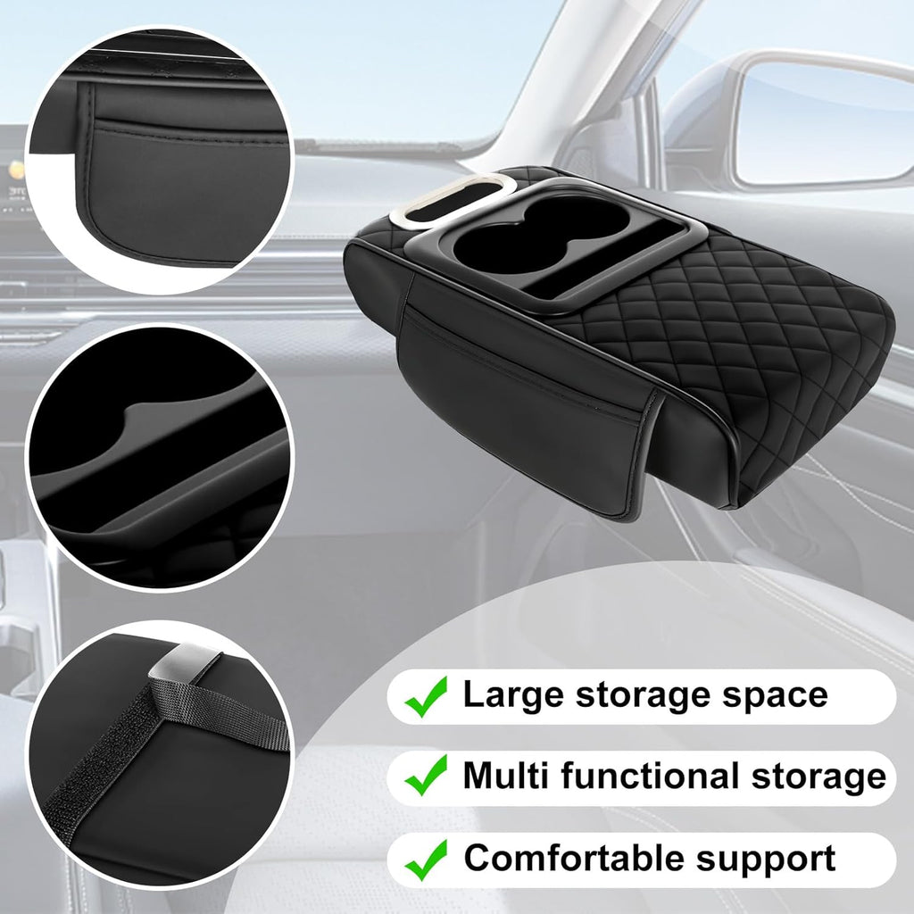 Model High Quality Leather Multifunctional Car Armrest Cushion