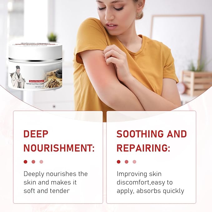 Herbal Body Care Cream, Natural Herbal Soothing Cream