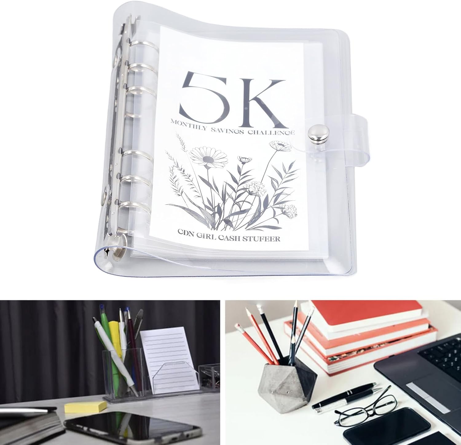 A6 12-Month Money Saving Binder