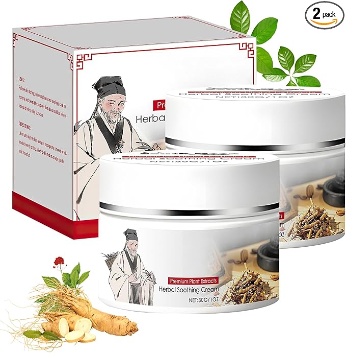 Herbal Body Care Cream, Natural Herbal Soothing Cream