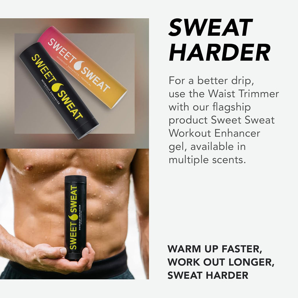 Sweat Waist Trimmer Sweat Band for Gym Workouts