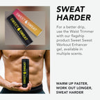 Sweat Waist Trimmer Sweat Band for Gym Workouts