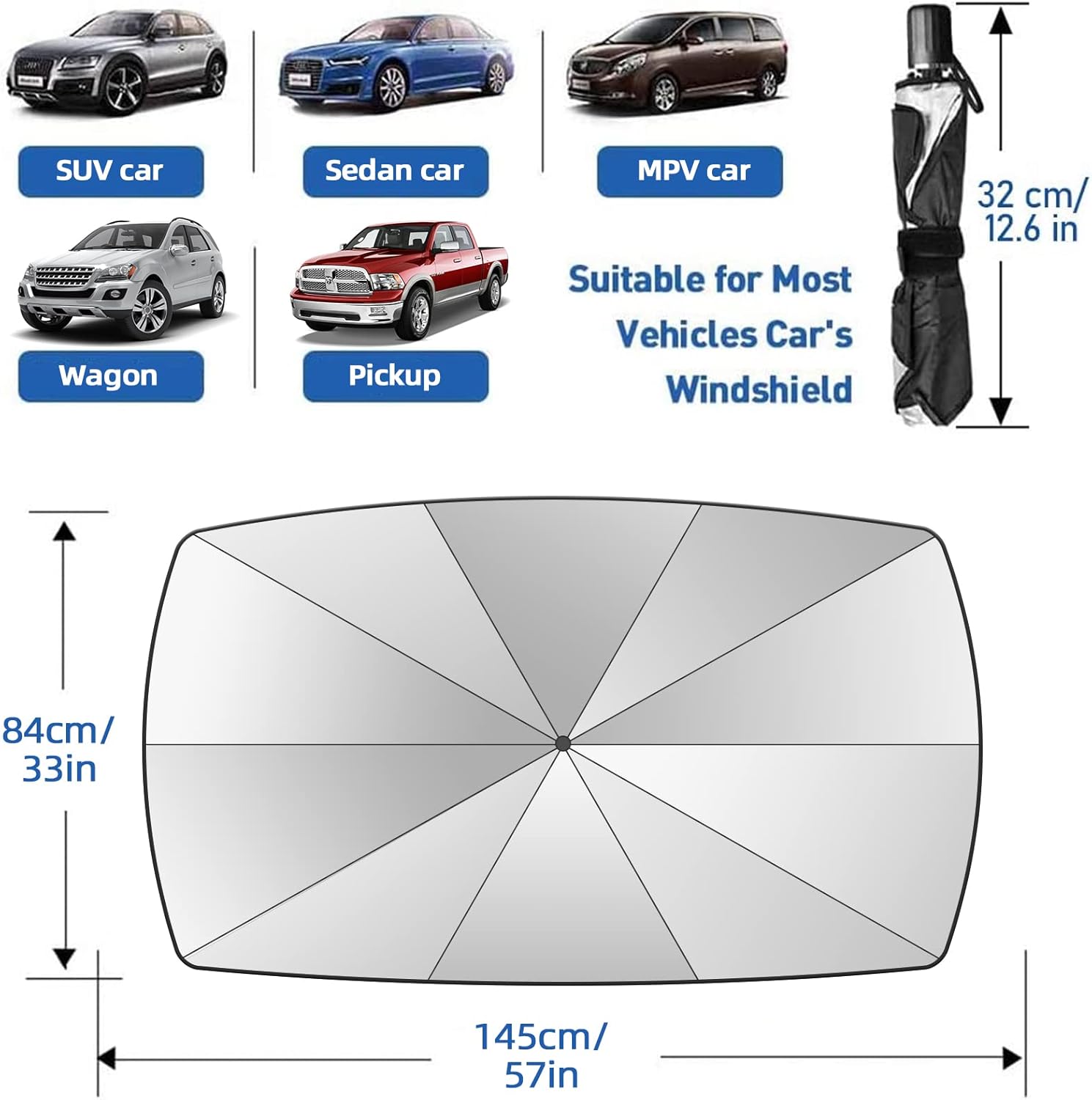Windshield Sun Shade Umbrella`