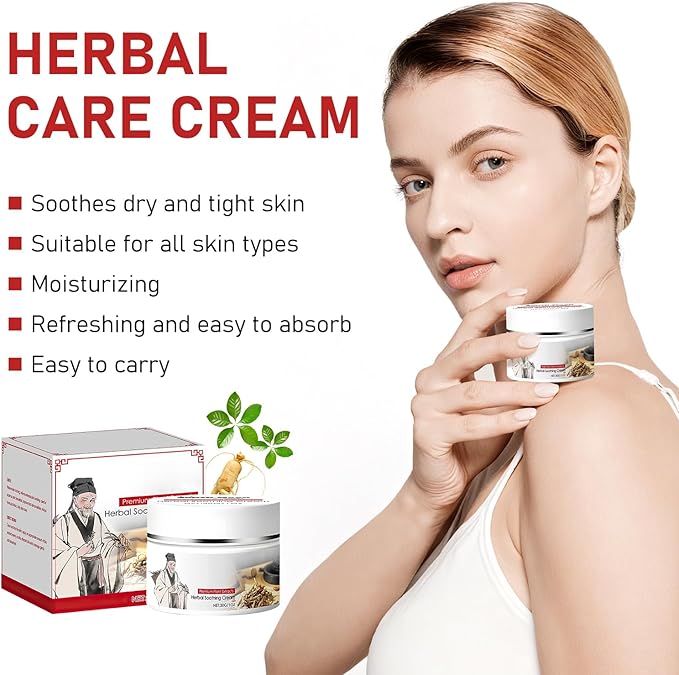 Herbal Body Care Cream, Natural Herbal Soothing Cream