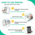 🔥✉️100 Envelope Savings Challenge Book
