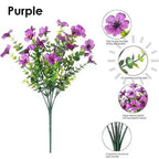 UV Resistant Colorful Artificial Flower