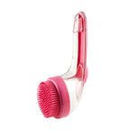 2-in-1 Pet Bath Brush with Built-in Shampoo Dispenser for Dogs & Cats