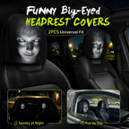 Halloween Funny Cartoon Car Headrest Covers – 2PCS