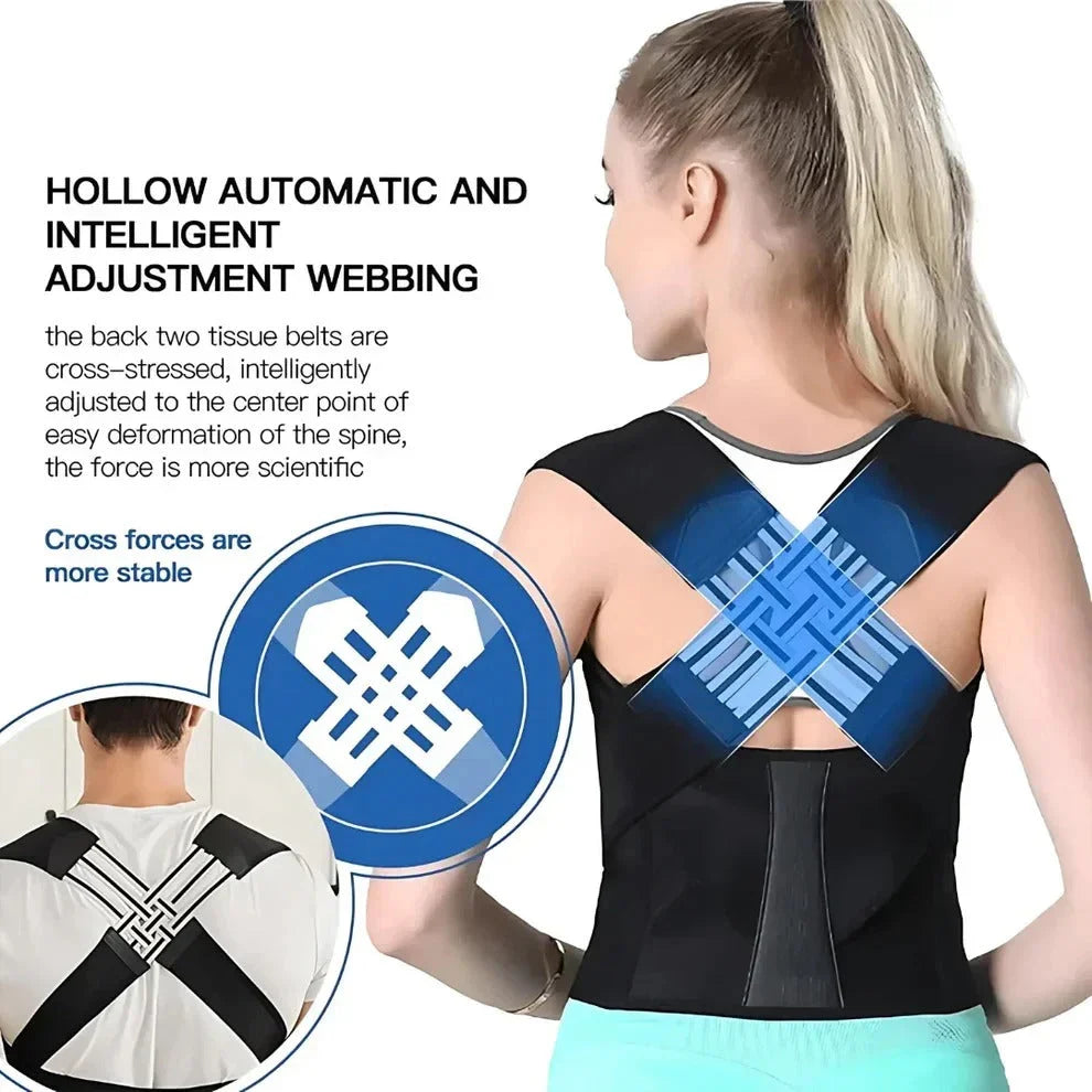 PosturaPro™ Smart Spine-Aligning Support Brace