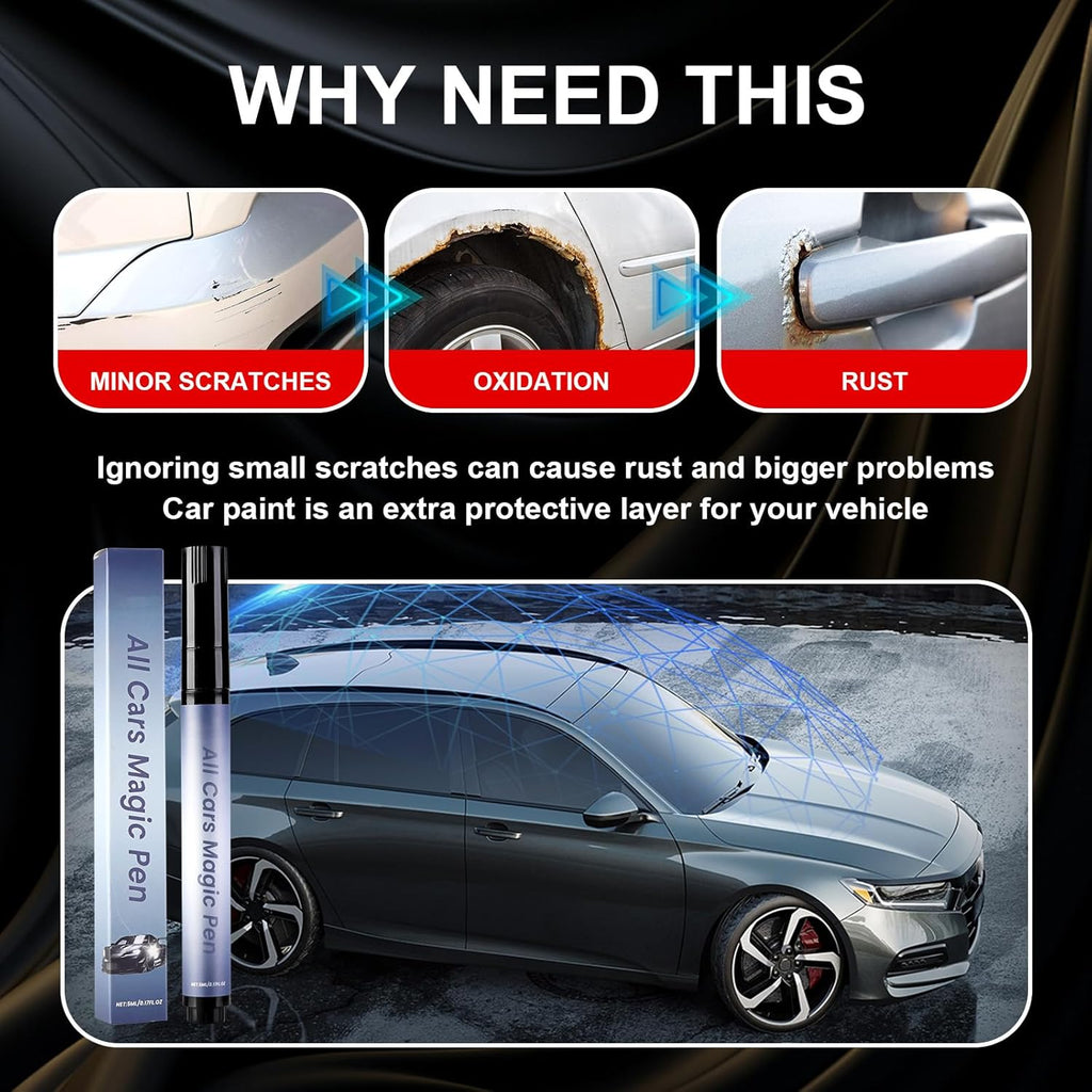 🖊️Magic Car Scratch Removal Pen, Car Paint Scratches Quick Repair for All Car Colors