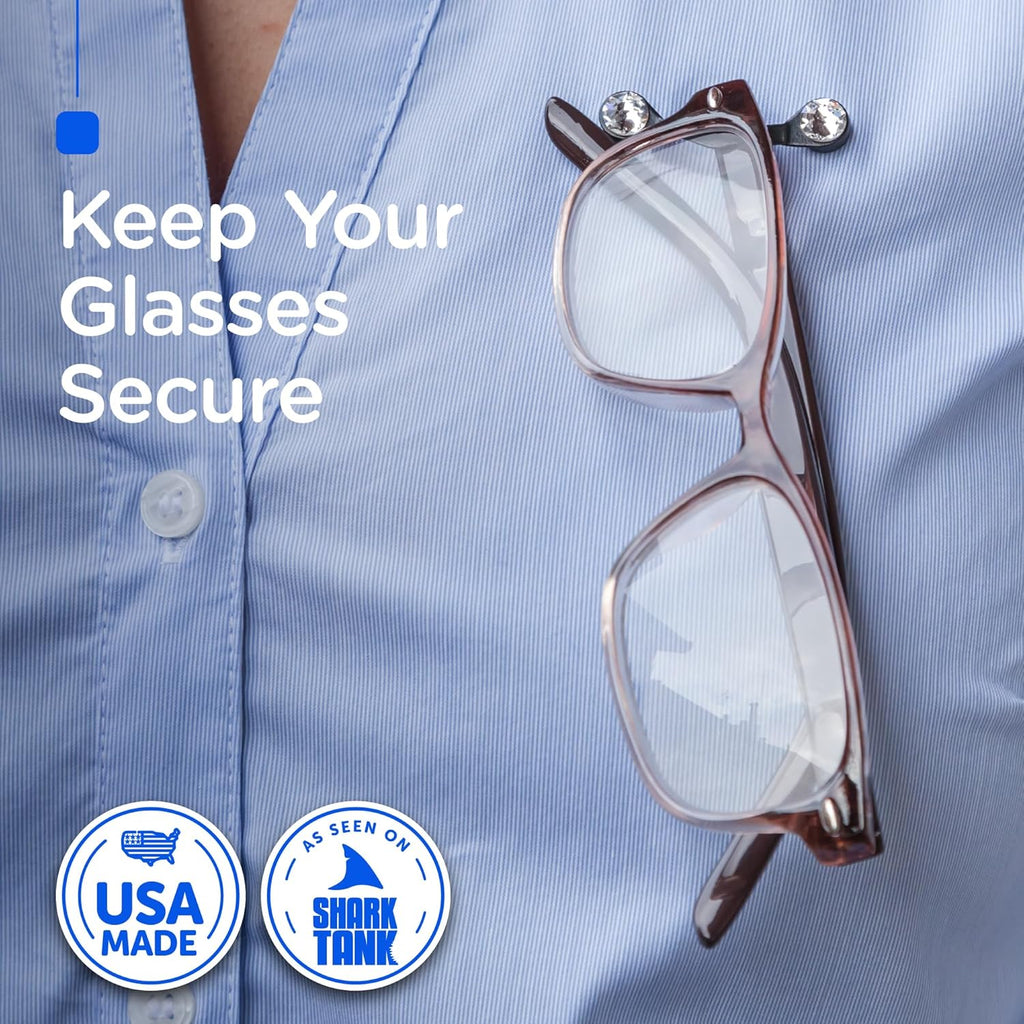 Fashionable Magnetic Eyeglass Holders (2 Pack)