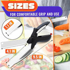 2 in 1 Kitchen Scissors for Food – Stainless Steel Blade & Plastic Cutting - Image 2