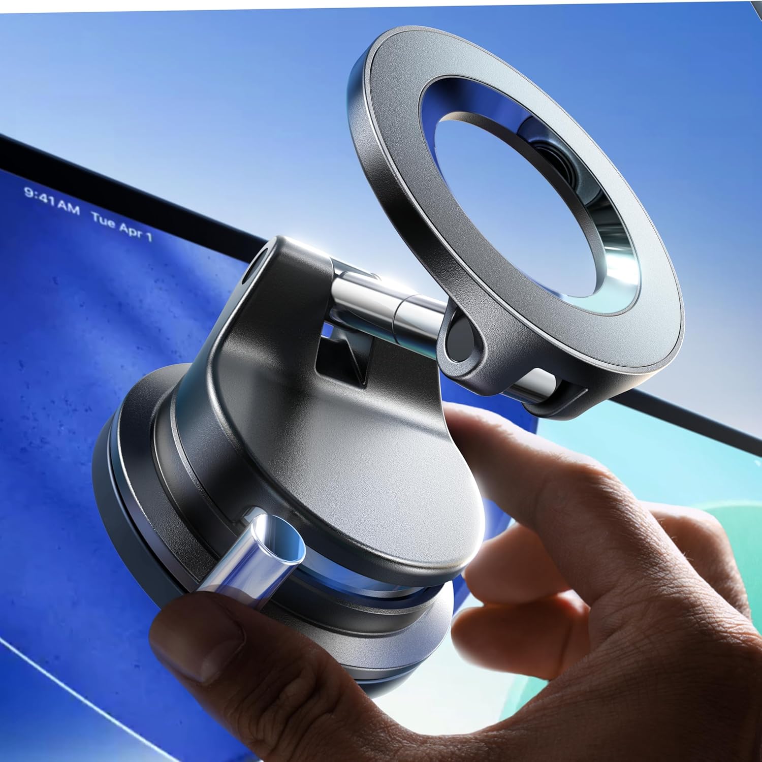 Vacuum Magnetic Suction Phone Mount
