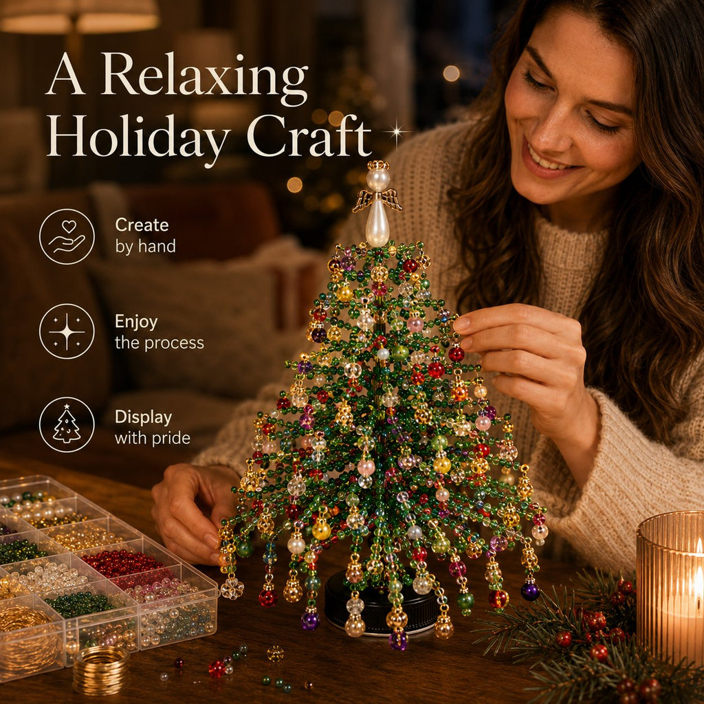 DIY Beaded Christmas Tree Kit