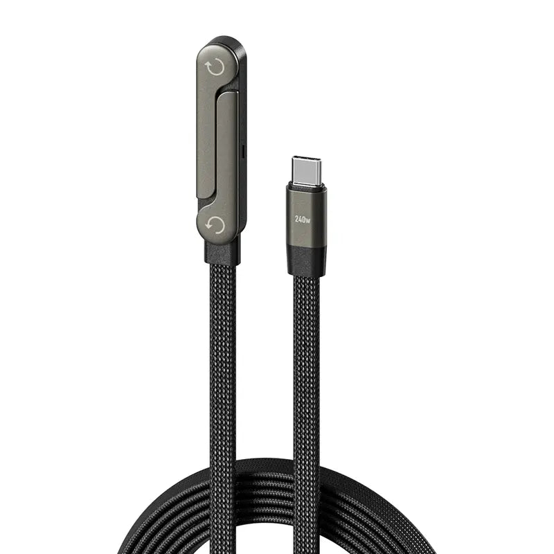 240W Super Fast Charging 2-in-1 Charging Cable & Phone Stand