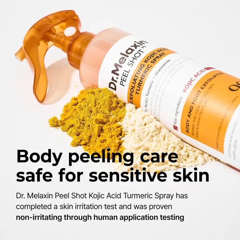 Keratin Turmeric Kojic Acid Spray 200ml, Pore Exfoliating Skin Repair