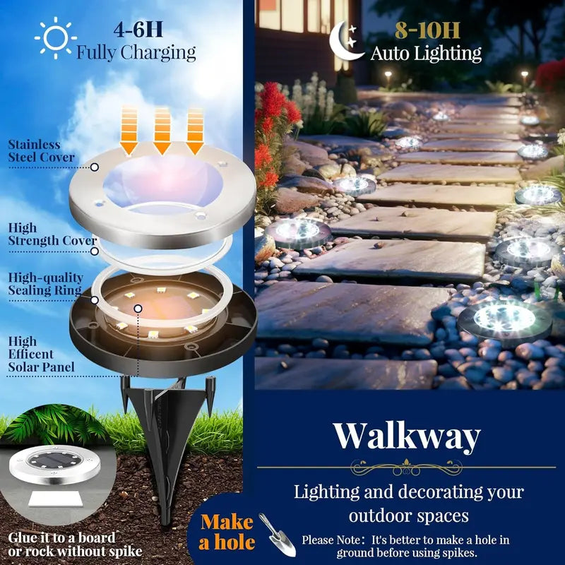 Outdoor Waterproof Solar Lights for Outside
