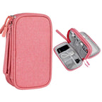 Travel Double Layers All-in-One Cable Organizer Pouch
