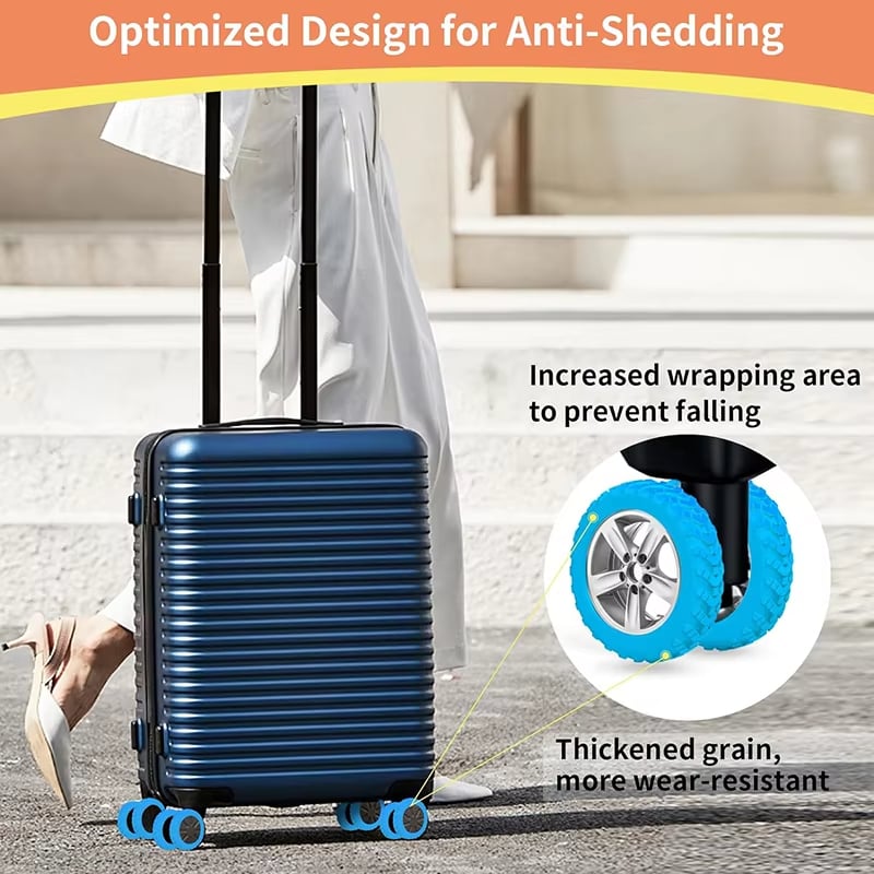 Luggage Suitcase Wheels Protection Covers`