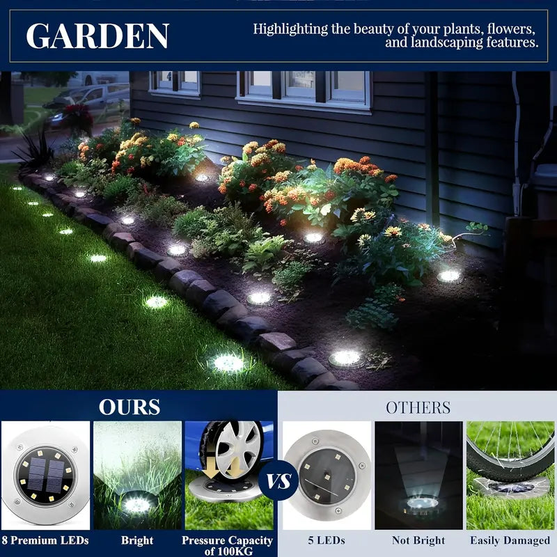 Outdoor Waterproof Solar Lights for Outside