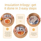 Reusable Aluminum Foil Heat-retaining Cover