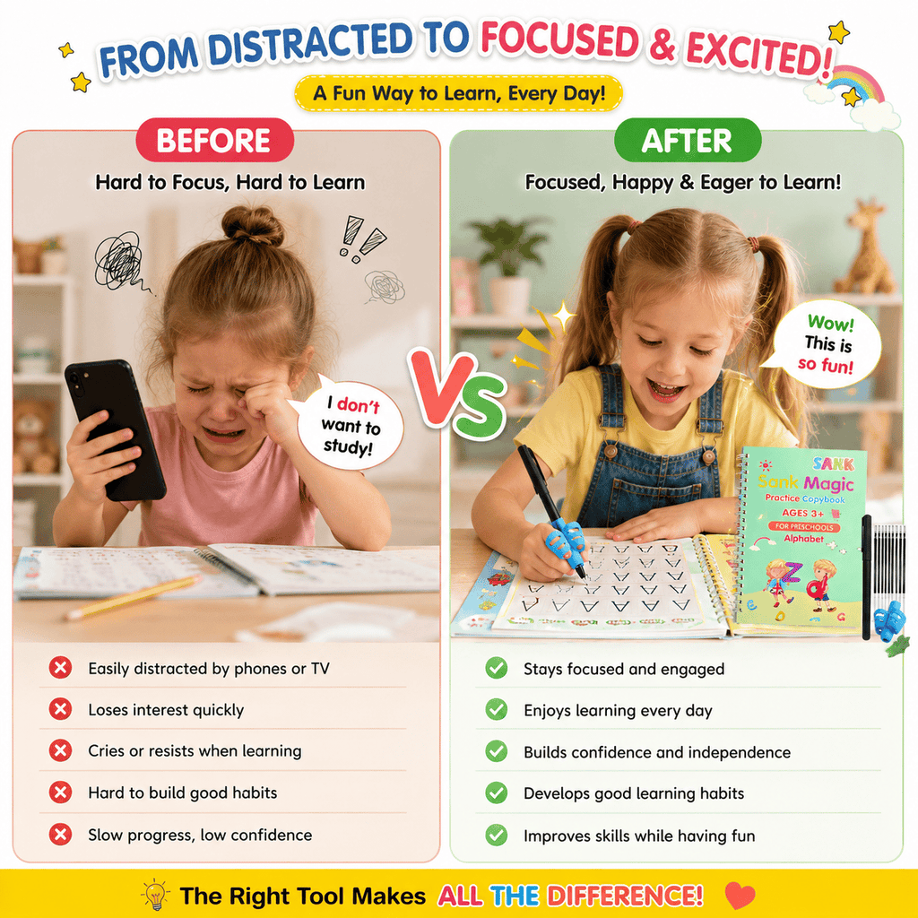 Kids Practice Copybook Set