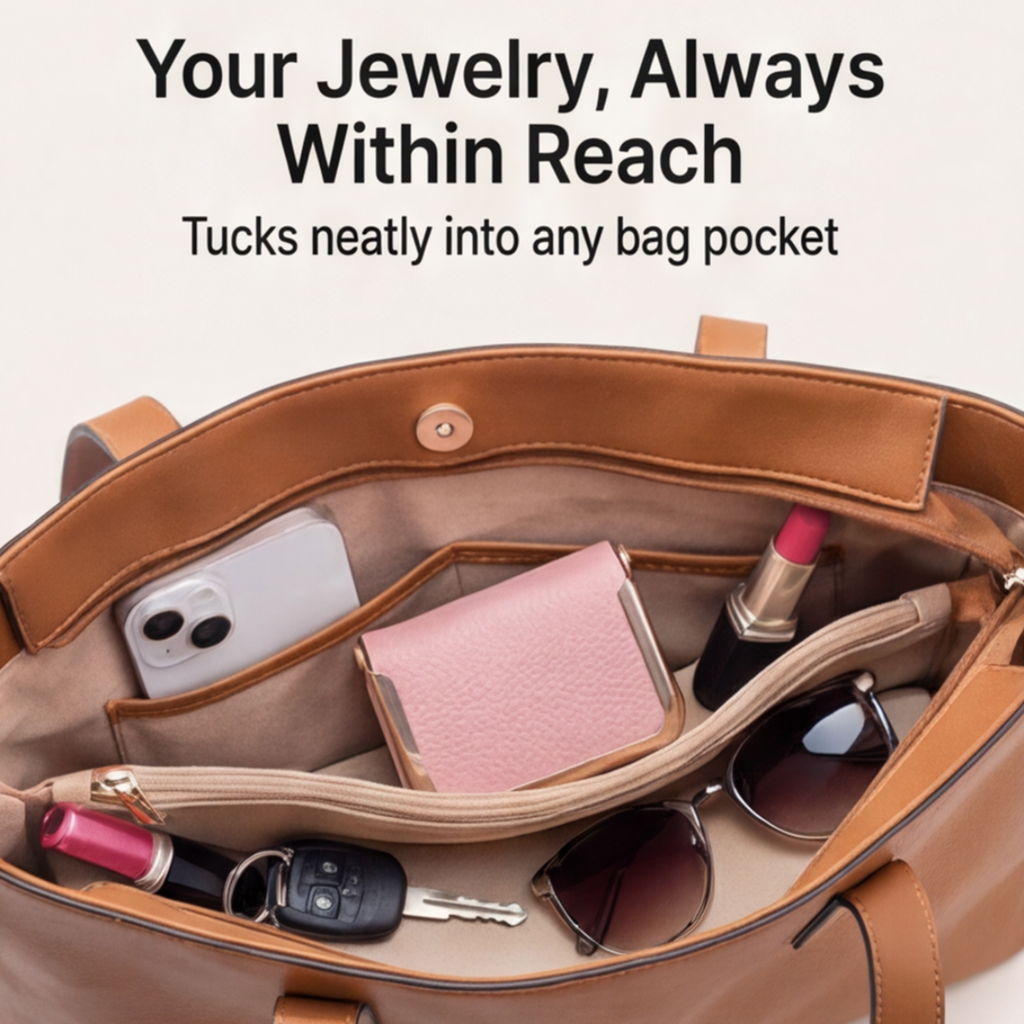 Bellora™ – Vegan Leather Mini Jewelry Box