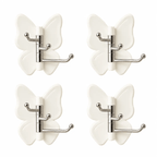4 Pack Rotating Butterfly Hooks