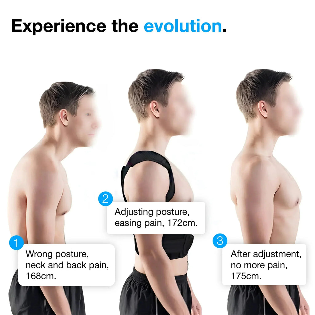 PosturaPro™ Smart Spine-Aligning Support Brace