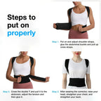 PosturaPro™ Smart Spine-Aligning Support Brace