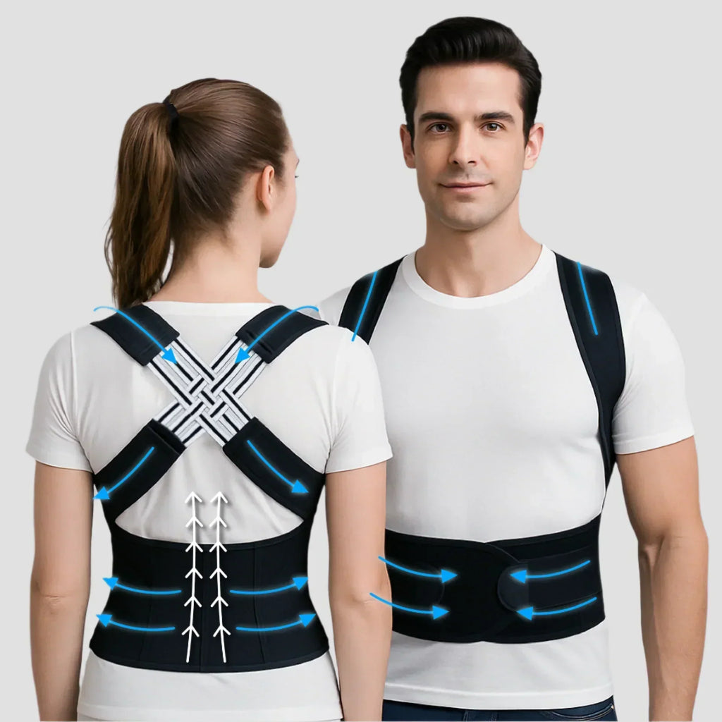 PosturaPro™ Smart Spine-Aligning Support Brace