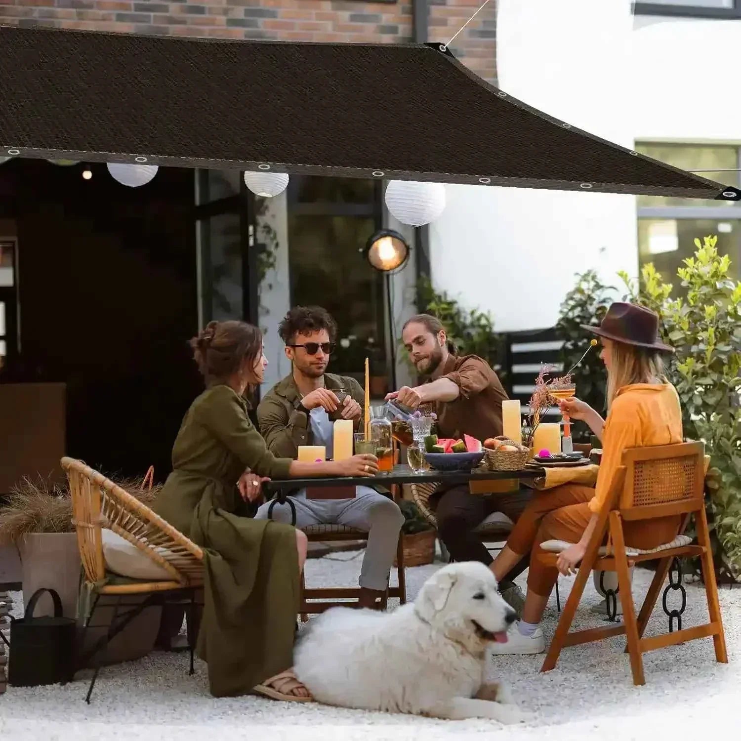 Outdoor Heavy Duty Sunblock Shade Cloth