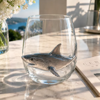 3D Ocean Animal Artisan Glassware