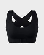 Front Closure Cross-Back Wireless Posture Bra