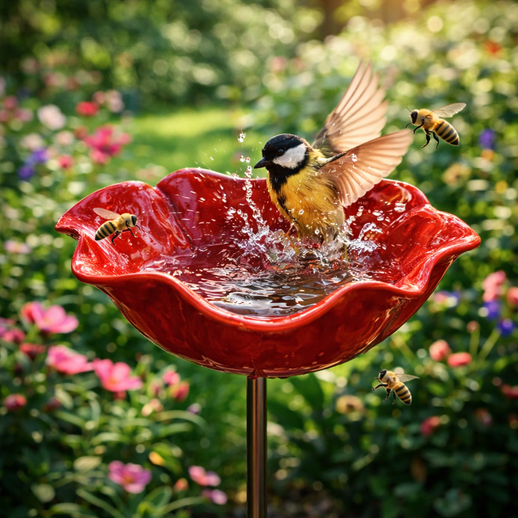 LifelessYard Saver Pollinator Flower Garden Stake🐦