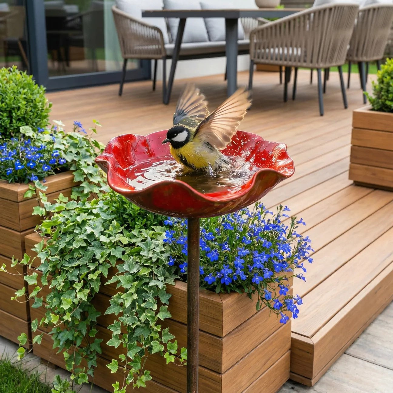 LifelessYard Saver Pollinator Flower Garden Stake🐦