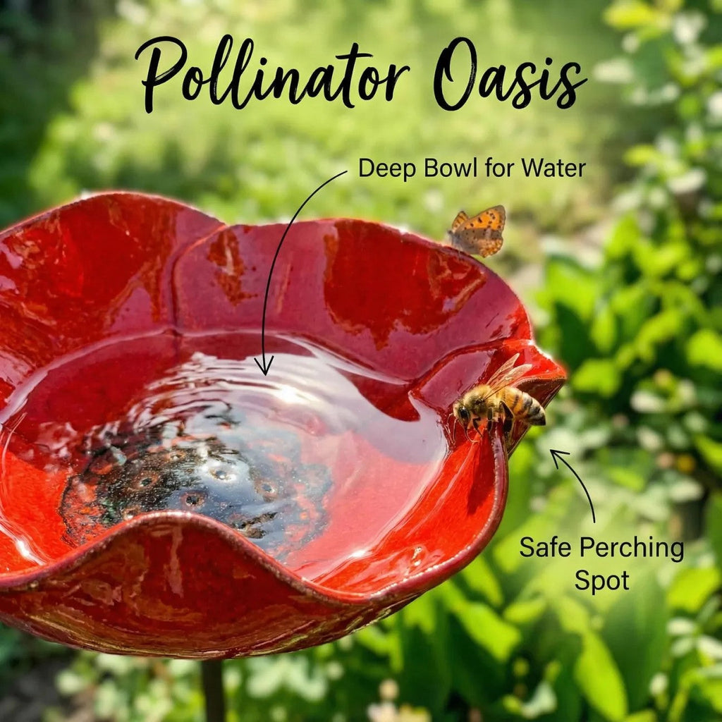 LifelessYard Saver Pollinator Flower Garden Stake🐦
