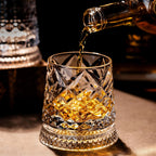 Luxury 360° Spinning Crystal Glass