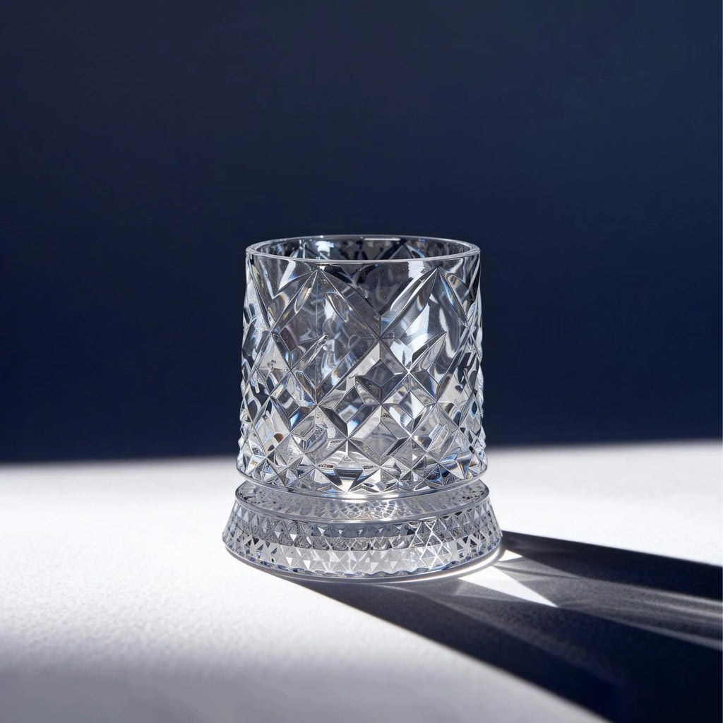 Luxury 360° Spinning Crystal Glass`