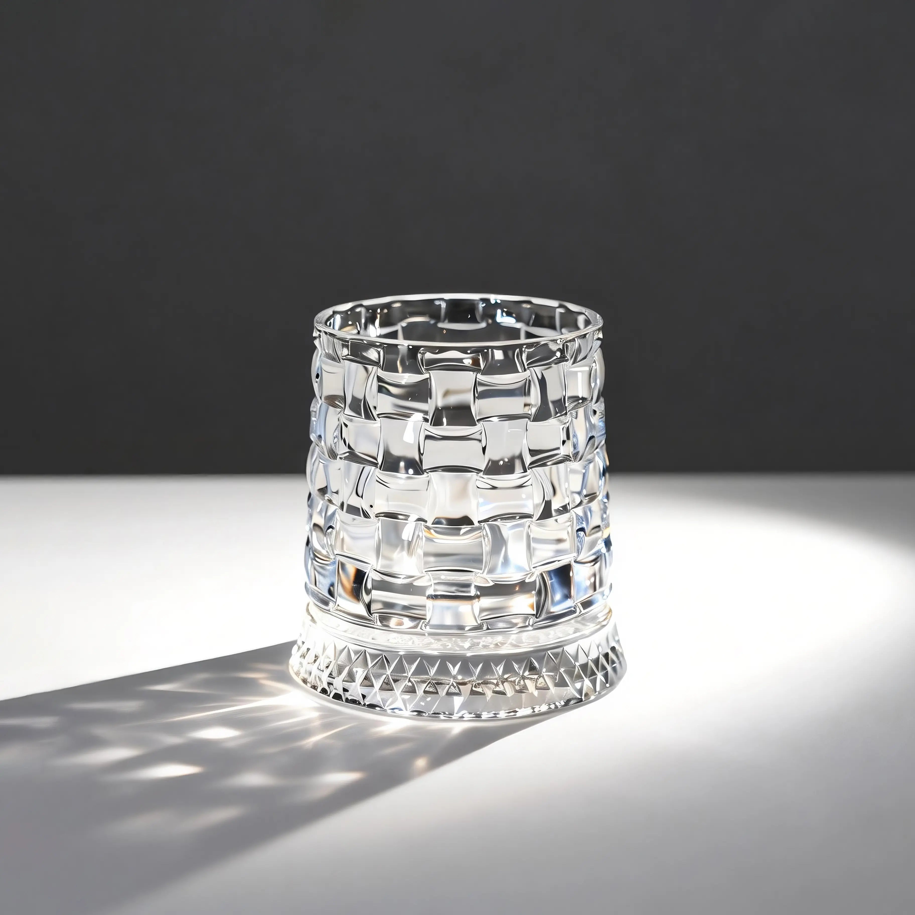 Luxury 360° Spinning Crystal Glass`