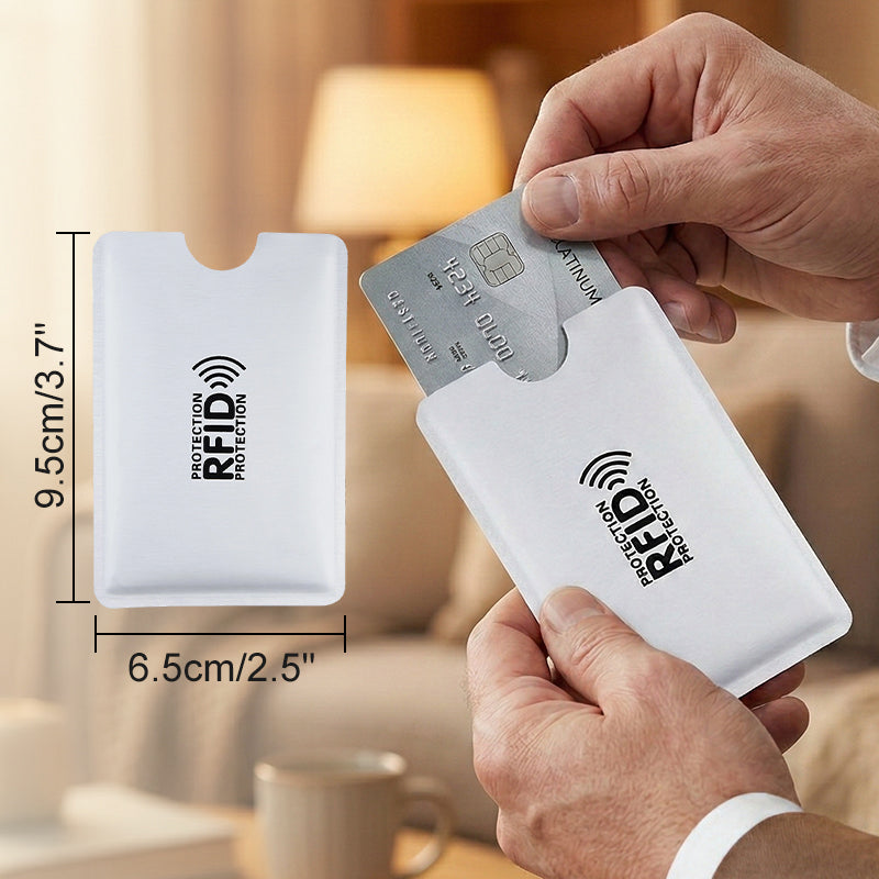 10 Pack RFID Blocking Anti Theft Card Sleeves