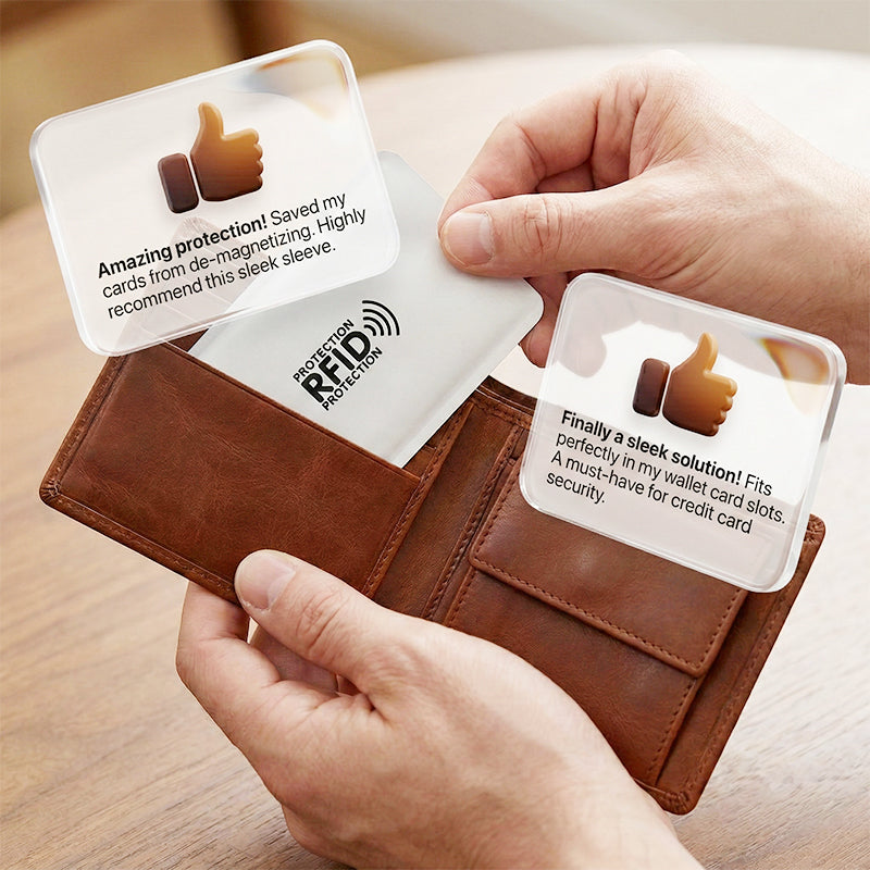10 Pack RFID Blocking Anti Theft Card Sleeves