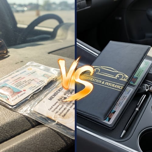 Car Registration & Insurance Card Holder