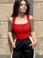 Sleeveless Tummy Control Tank Tops Bodysuits