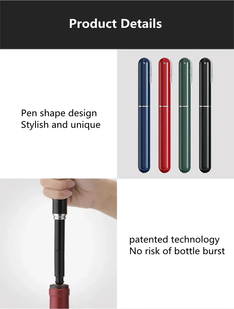2 in 1 Air Pump Wine Bottle Opener